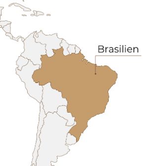 Karte von Brasilien