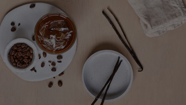 vanilla sticks and coffee